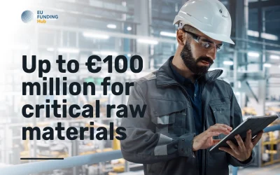 Up to €100 million for critical raw materials